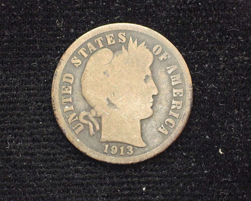 1913 S Barber Dime G - US Coin