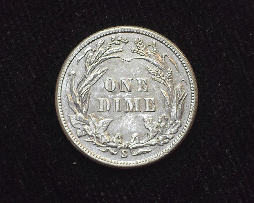 1914 S Barber Dime  Cleaned. XF/AU - US Coin