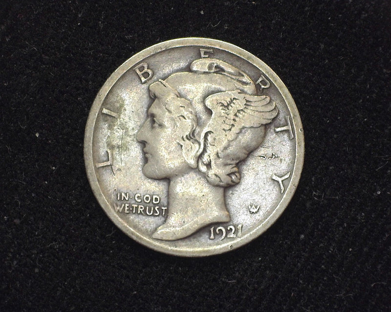 1921 Mercury Dime VG/F - US Coin