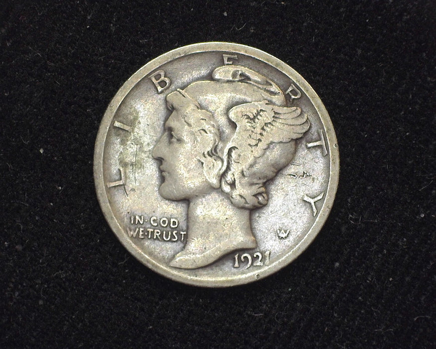 1921 Mercury Dime VG/F - US Coin