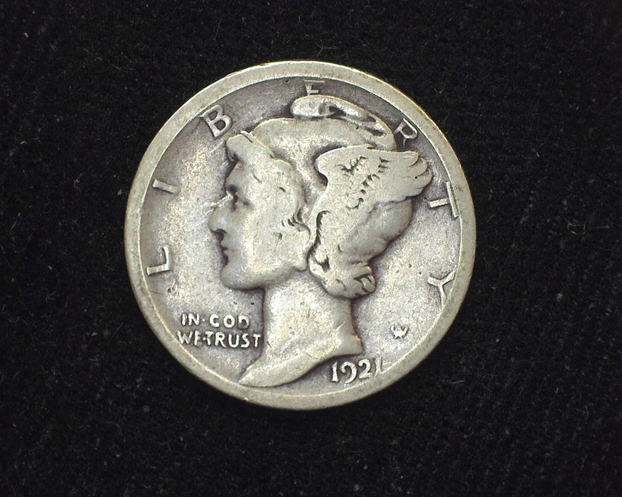 1921 D Mercury Dime G/VG - US Coin