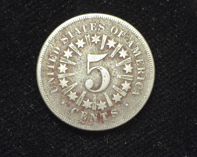 1866 Rays Shield Nickel AG - US Coin