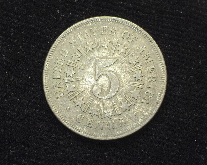 1867 Rays Shield Nickel VF/XF - US Coin
