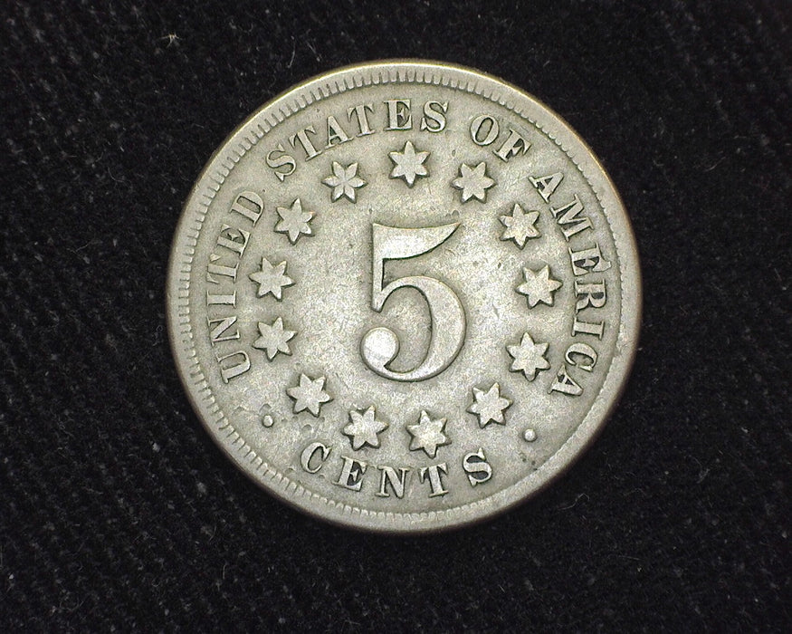 1868 Shield Nickel F - US Coin