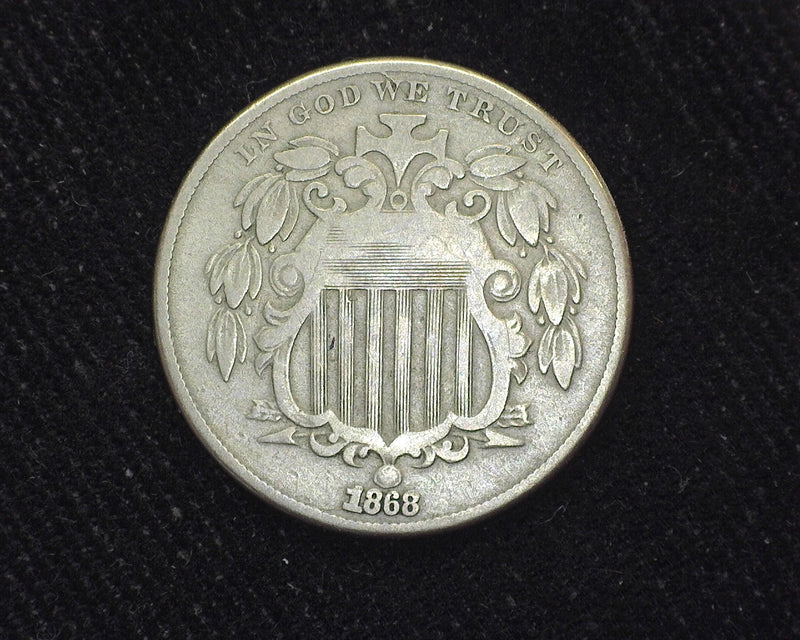 1868 Shield Nickel F - US Coin