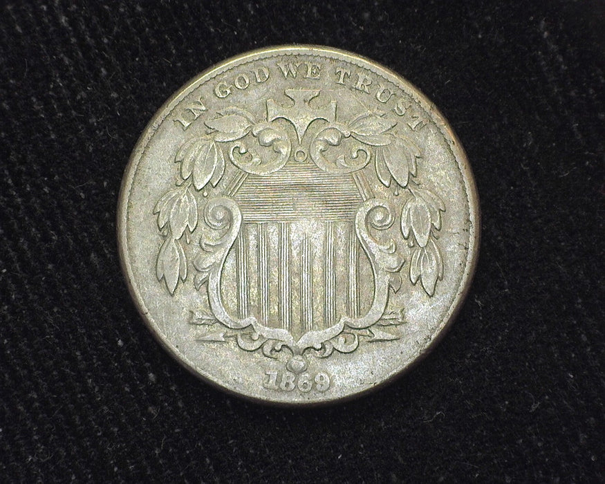 1869 Shield Nickel F - US Coin