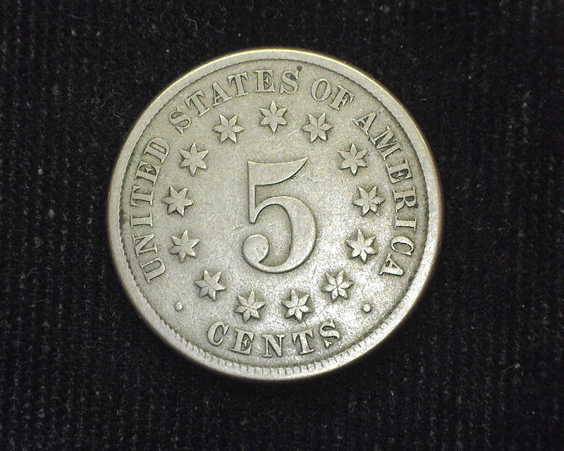 1873 Closed 3 Shield Nickel VG - US Coin