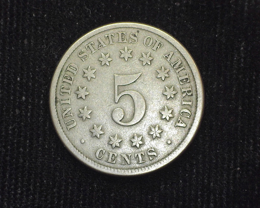 1873 Closed 3 Shield Nickel VG - US Coin