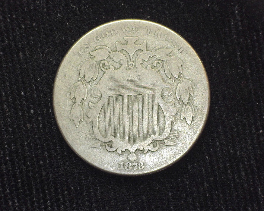 1873 Closed 3 Shield Nickel VG - US Coin