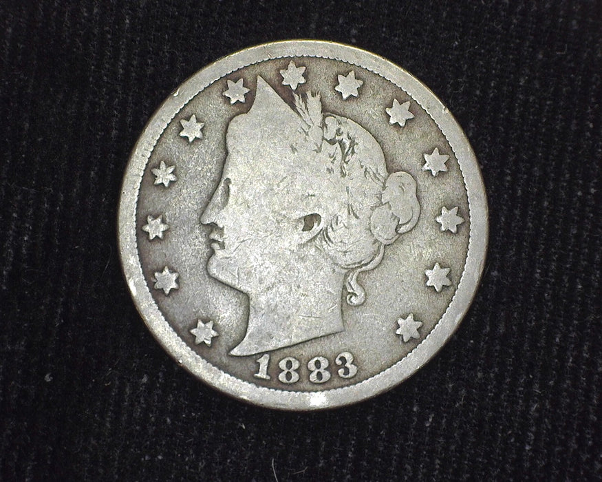 1883 Liberty Head Nickel With cents. G - US Coin