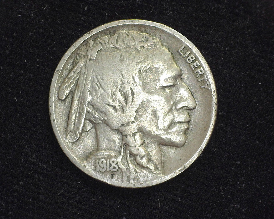 1918 D Buffalo Nickel VF MS30 - US Coin
