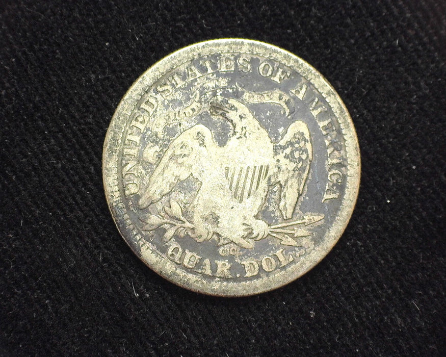 1876 CC Liberty Seated Quarter G - US Coin