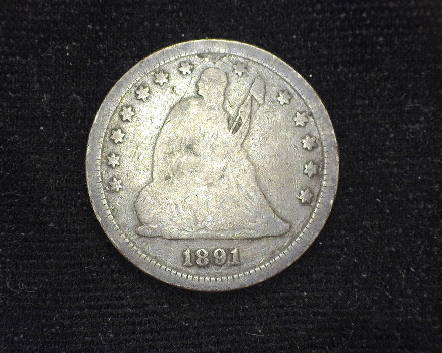 1891 Liberty Seated Quarter G - US Coin