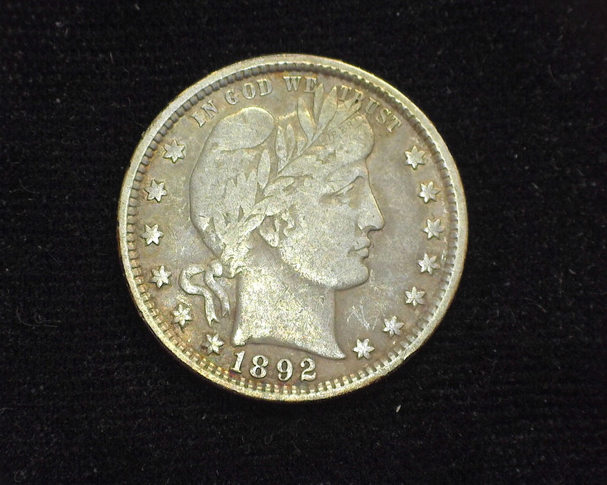 1892 Barber Quarter F - US Coin