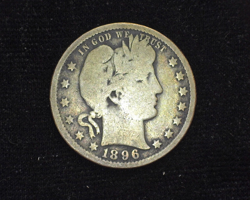 1896 O Barber Quarter G - US Coin