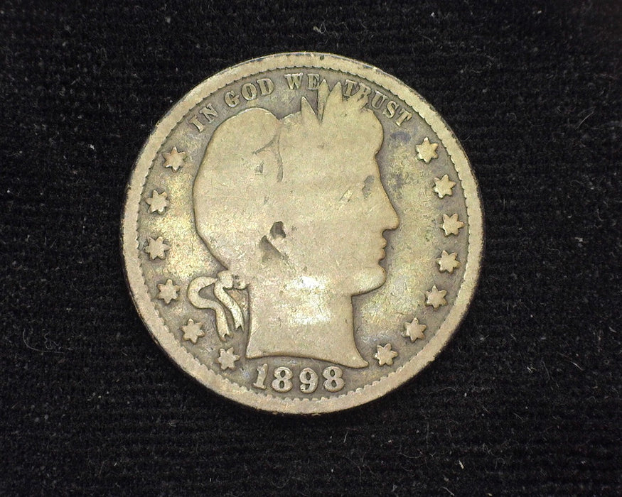 1898 S Barber Quarter G - US Coin