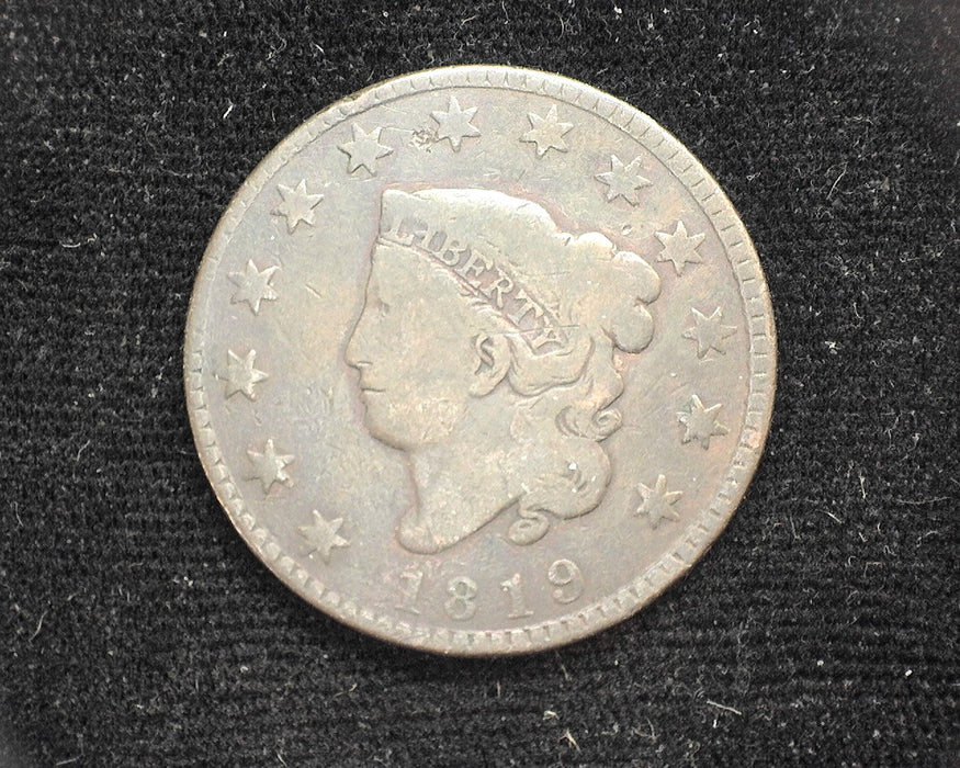 1819 Large Cent Coronet G - US Coin