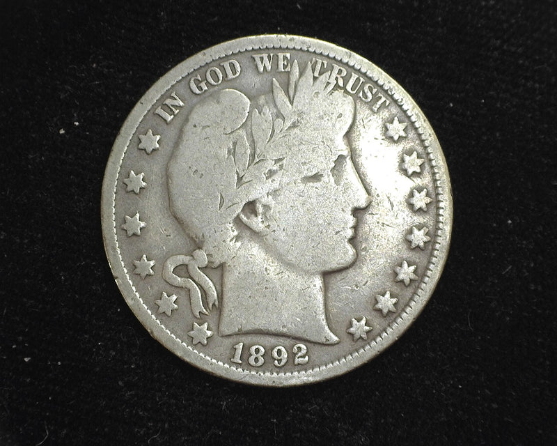 1892 Barber Half Dollar VG - US Coin