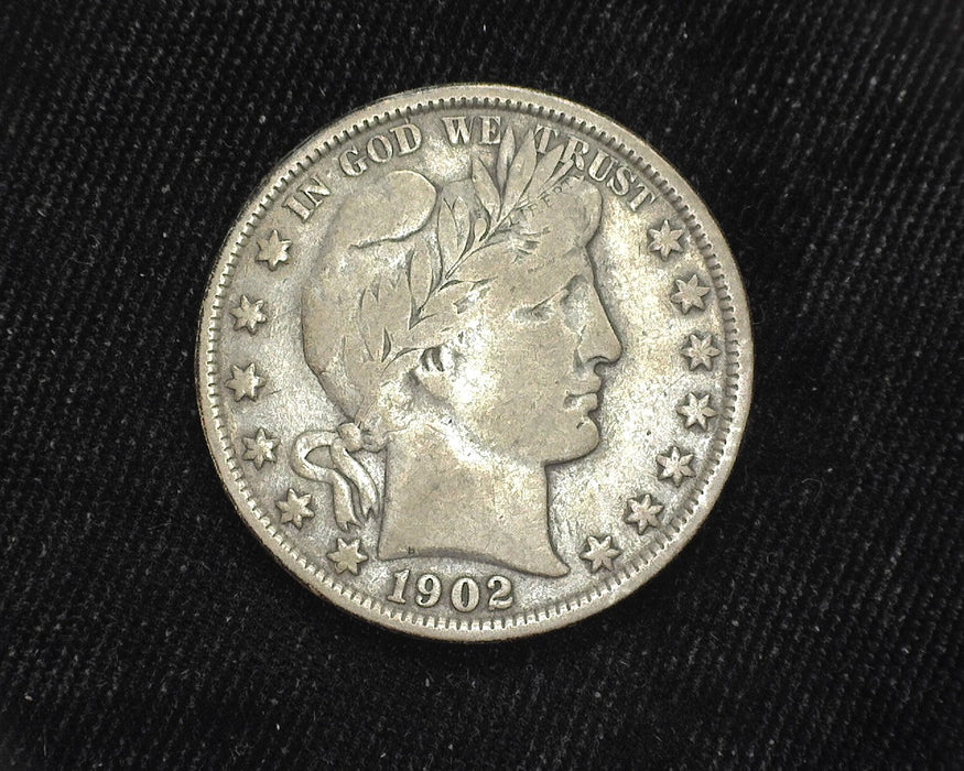 1902 Barber Half Dollar F - US Coin