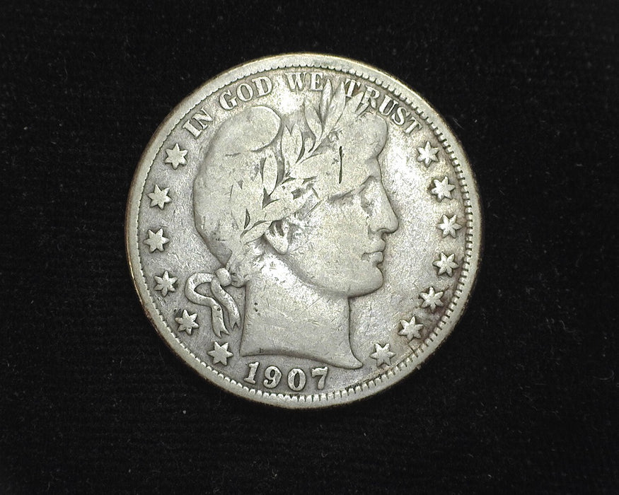 1907 O Barber Half Dollar VG/F - US Coin