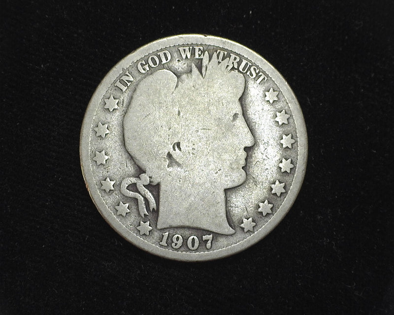 1907 S Barber Half Dollar G - US Coin
