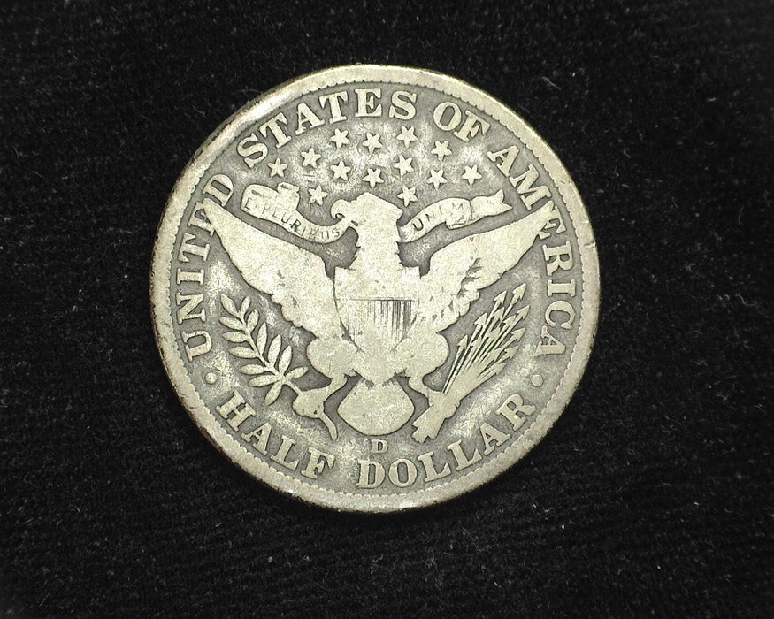 1907 D Barber Half Dollar VG - US Coin