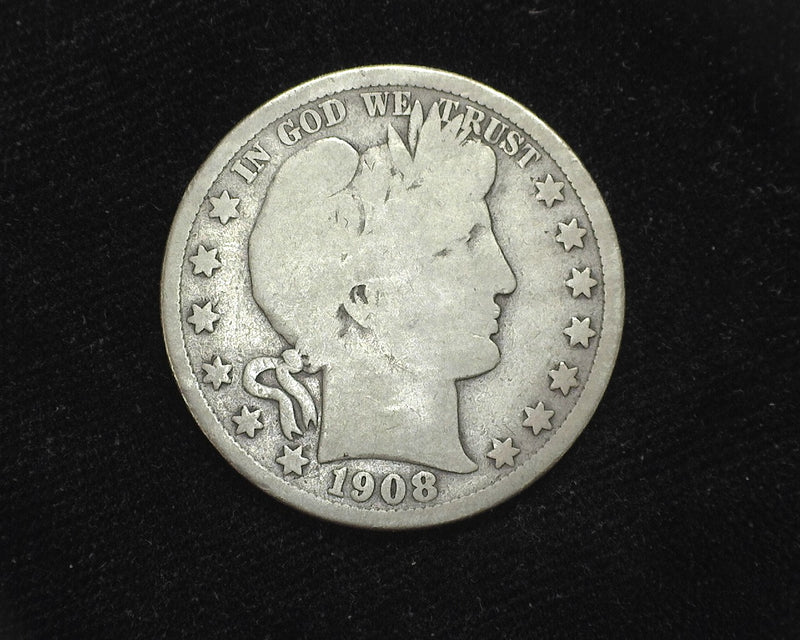 1908 D Barber Half Dollar G/VG - US Coin