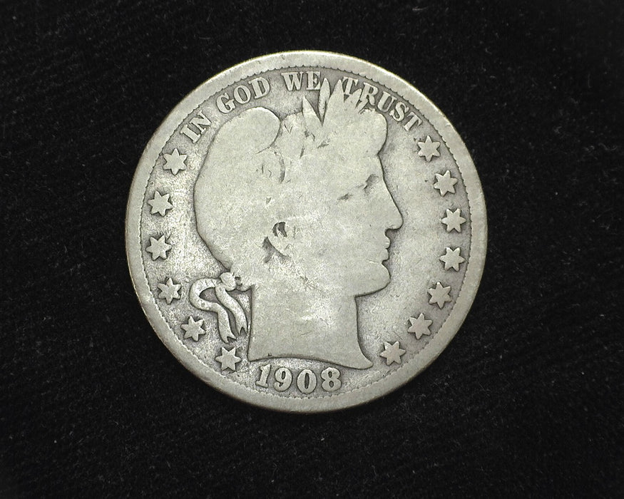 1908 D Barber Half Dollar G/VG - US Coin
