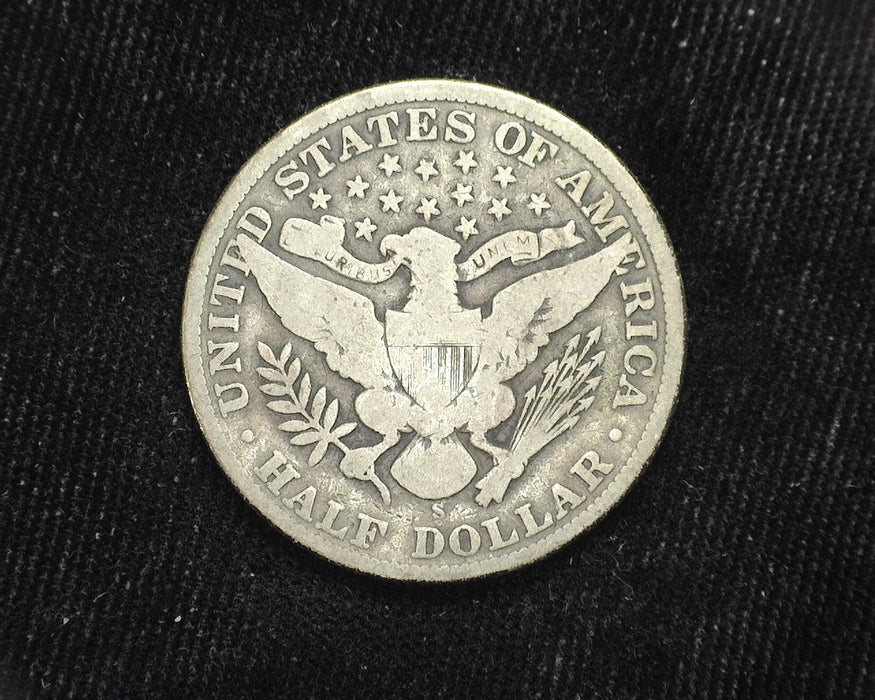1908 S Barber Half Dollar About VG - US Coin