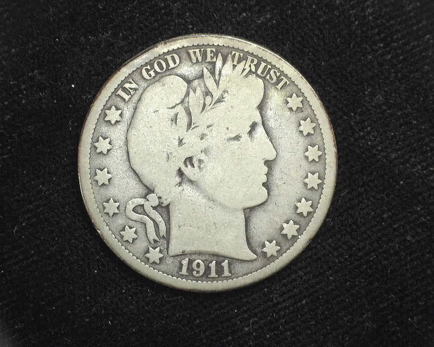 1911 D Barber Half Dollar VG - US Coin