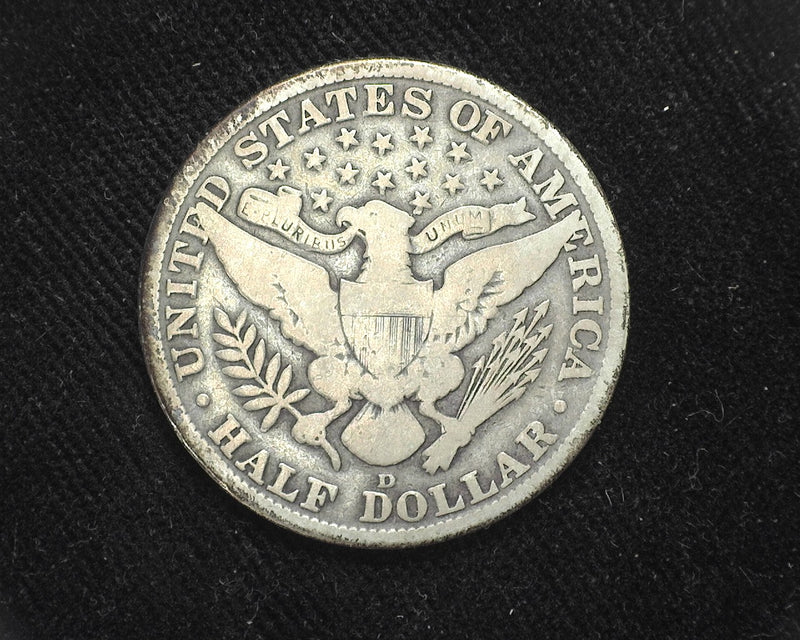 1912 D Barber Half Dollar VG - US Coin