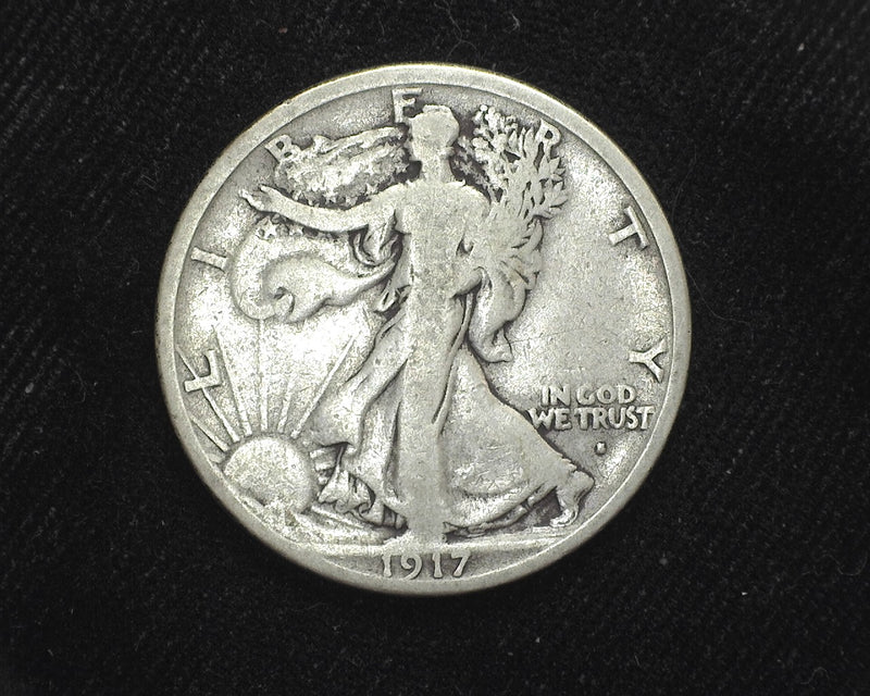 1917 S Obv Liberty Walking Half Dollar VG - US Coin