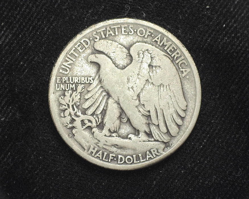 1918 D Obv Liberty Walking Half Dollar VG/F - US Coin