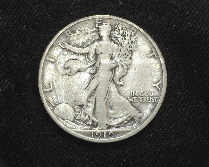 1919 Liberty Walking Half Dollar F - US Coin