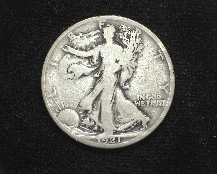 1921 D Liberty Walking Half Dollar VG - US Coin