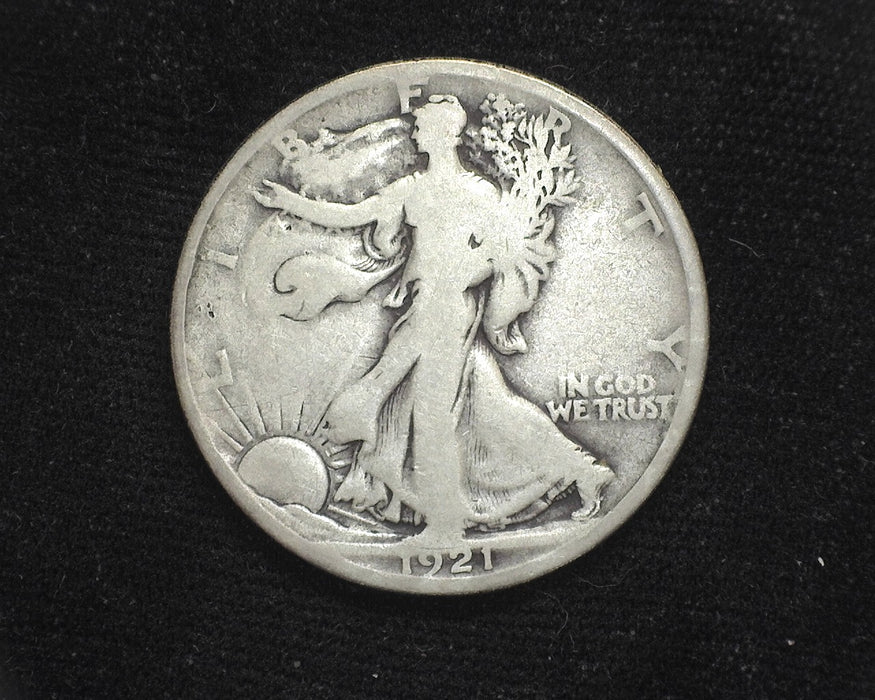 1921 D Liberty Walking Half Dollar VG - US Coin