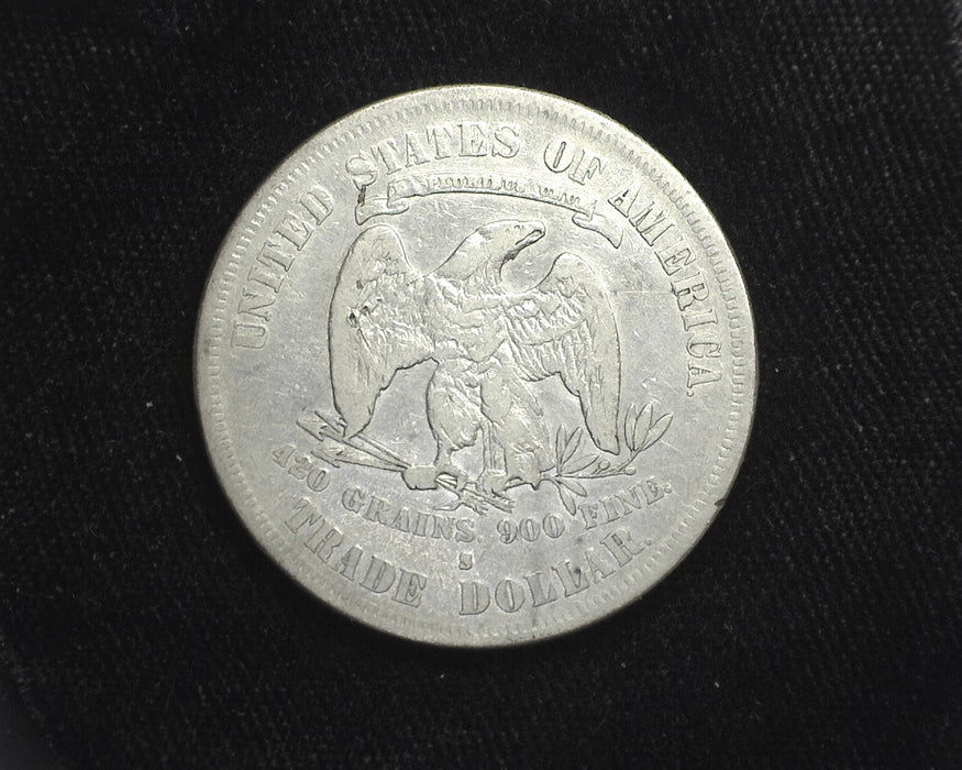1875 S Trade Dollar F - US Coin