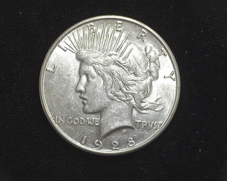 1928 S Peace Dollar AU MS58 - US Coin