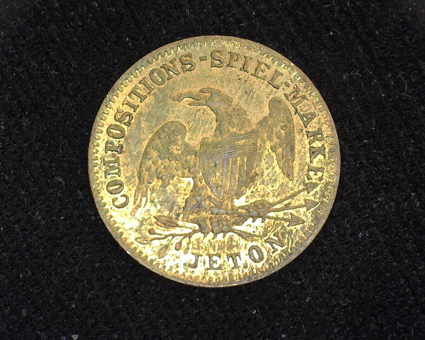 1850 Competition Spiel Marke Gaming Jeton Token - US Coin