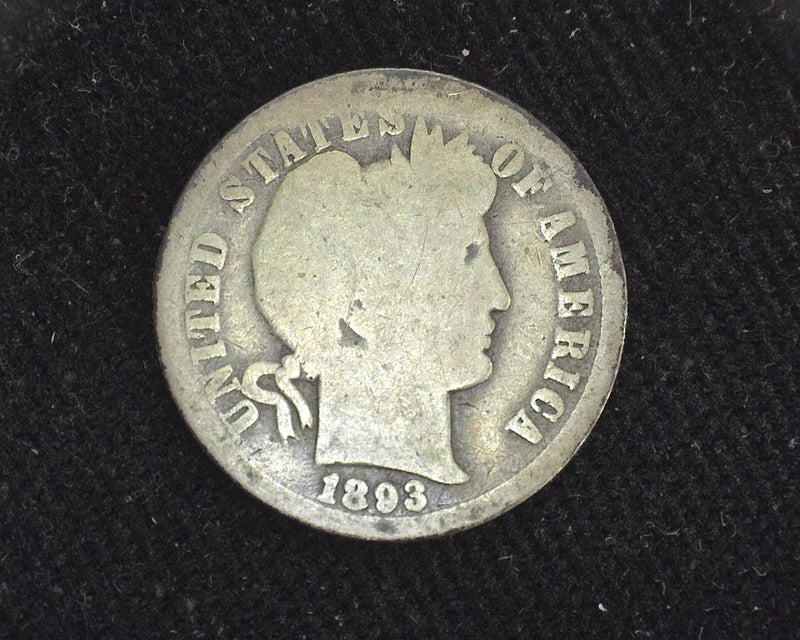 1893 O Barber Dime AG/G - US Coin