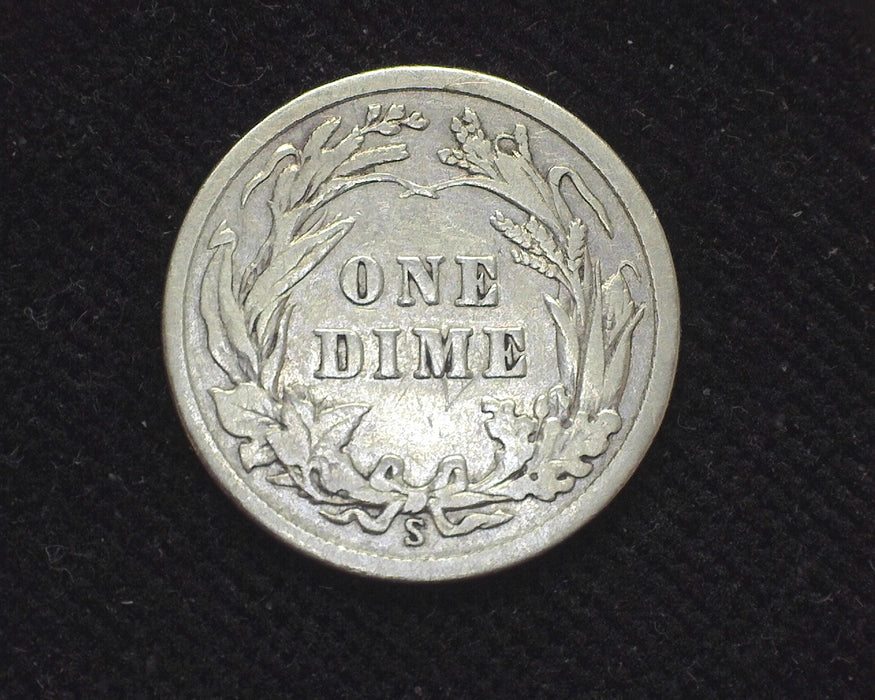 1913 S Barber Dime F - US Coin
