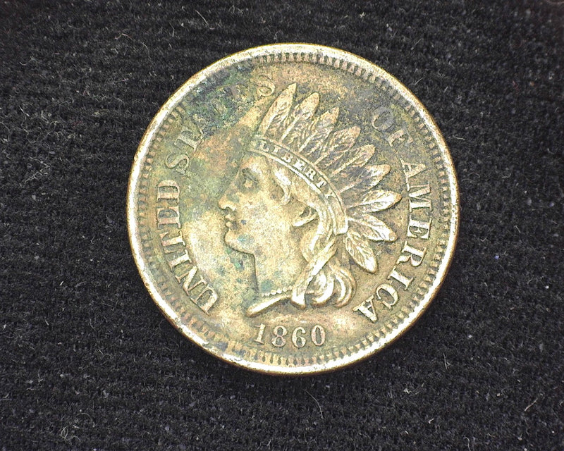 1860 Indian Head Penny/Cent Corrosion XF - US Coin