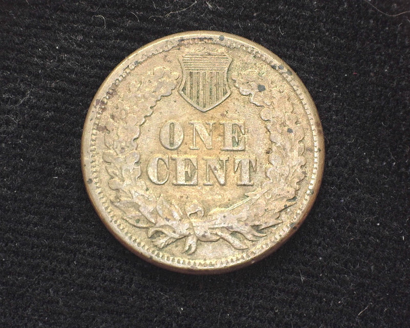 1864 Copper Nickel Indian Head Penny/Cent F - US Coin