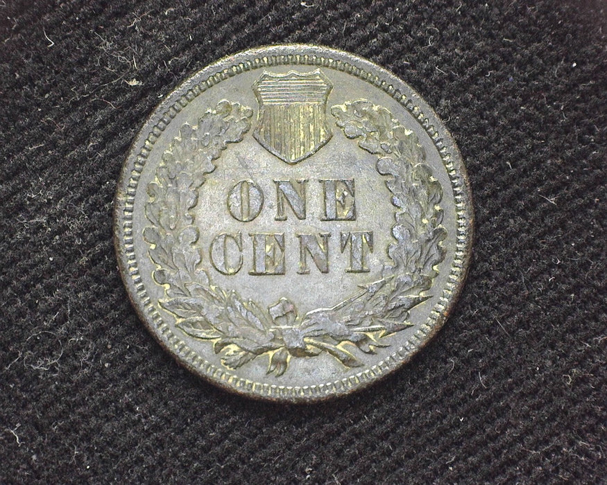 1873 Open 3 Indian Head Penny/Cent VF - US Coin
