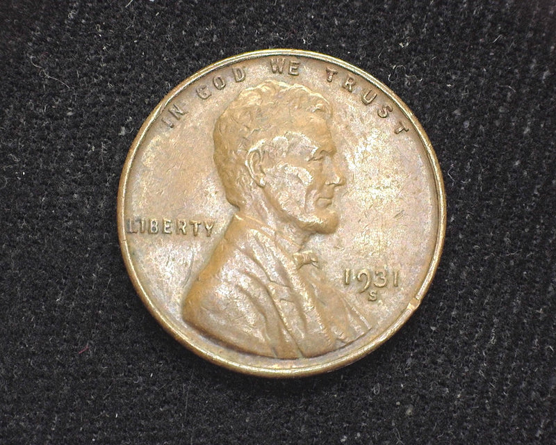 1931 S Lincoln Wheat Cent XF - US Coin
