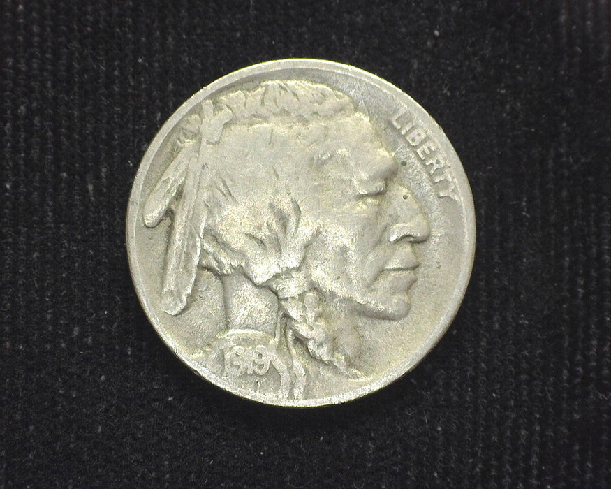 1919 D Buffalo Nickel F - US Coin