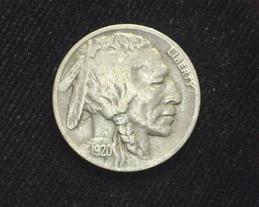 1920 D Buffalo Nickel Light scratches. F - US Coin