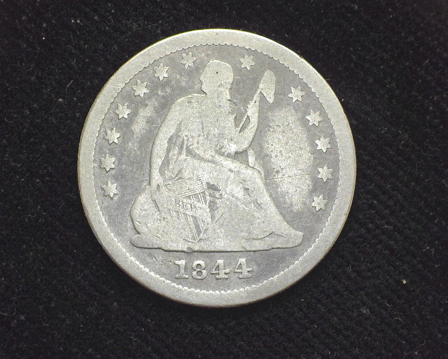 1844 Liberty Seated Quarter G - US Coin