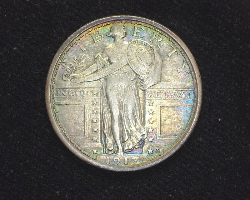 1917 Type 1 Standing Liberty Quarter XF - US Coin