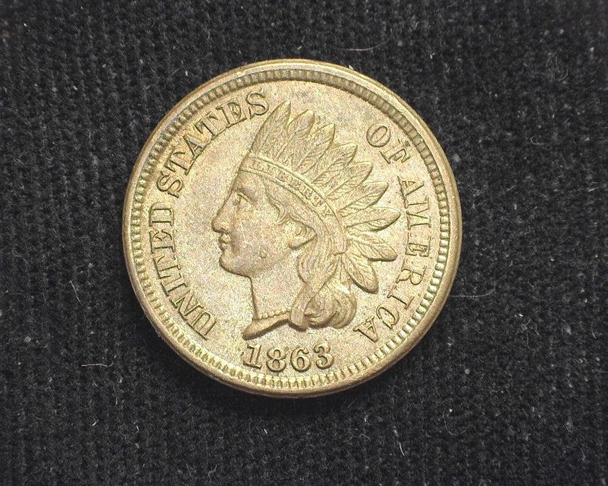 1863 Indian Head Penny/Cent UNC - US Coin